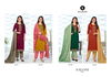 Kalarang Saloni 7 Cotton With Embroidery Work Sequence Work Festive Wear Salwar Kameez Collection
